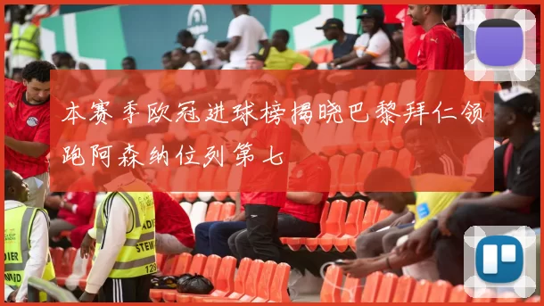 本赛季欧冠进球榜揭晓巴黎拜仁领跑阿森纳位列第七